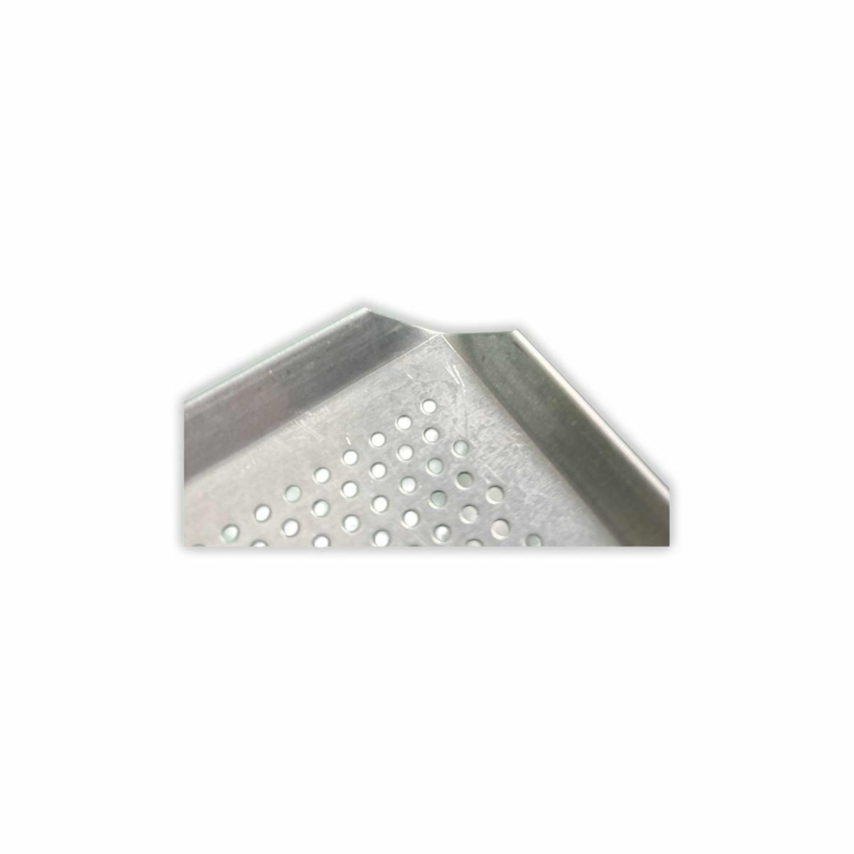 Plaque de cuisson en aluminium 40/60 - perforée 